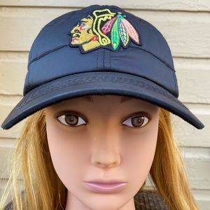 NHL American Needle Chicago Blackhawks Outdoorsman Quilted Corduroy Cap Hat